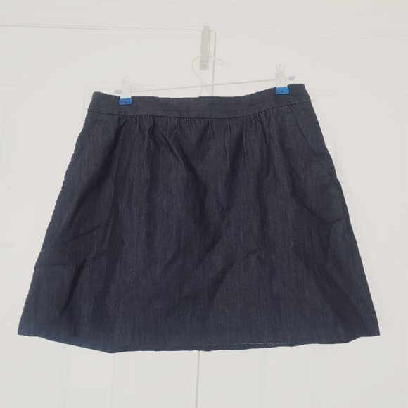 Fit and flair denim skirt with POCKETS! Sz 8 - Picture 9 of 10